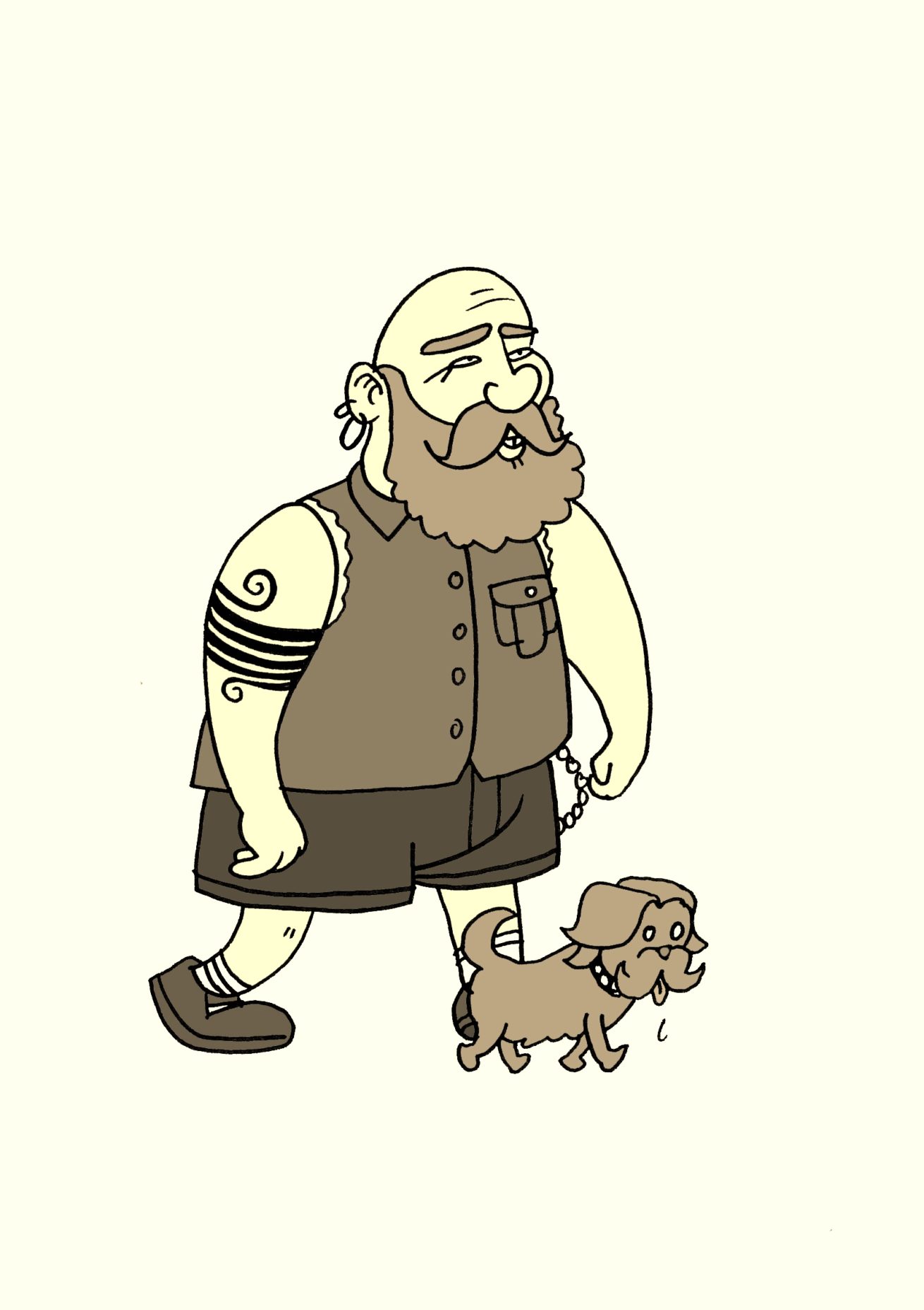 hipster hund Kopie